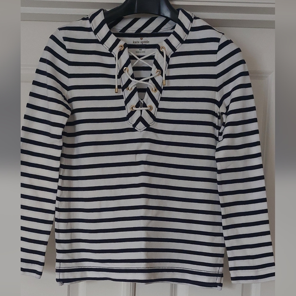 Kate Spade Lace Up Top XS